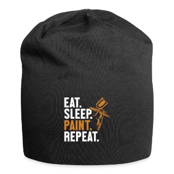 Eat Sleep Paint Repeat Vehicle Car Spray Car - Jersey Beanie - black - Front