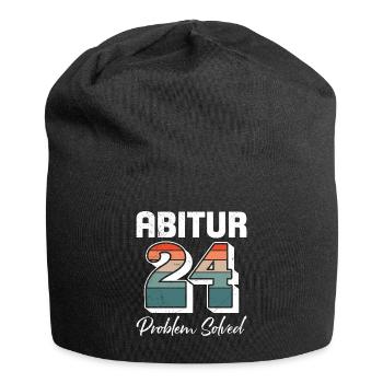 Abi 2024 Abitur School Leaving Certificate High School Graduates - Jersey Beanie - black - Front