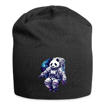 Panda Astronaut - Bamboo Rocket Adventures - Bonnet en jersey - noir - Devant