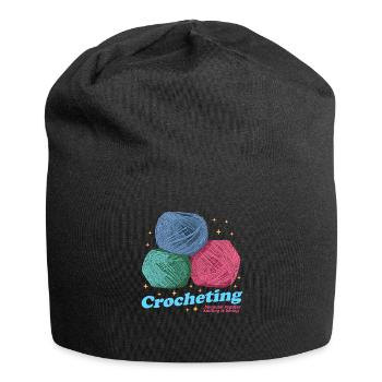 Crochet crochet crochet crochet cadeau - Bonnet en jersey - noir - Devant
