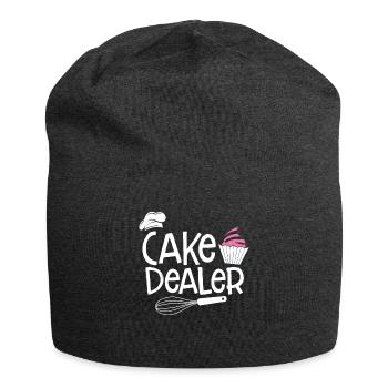 Cupcake Muffin pâtisserie cadeau - Bonnet en jersey - charbon - Devant