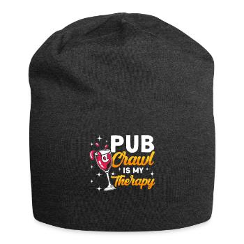 Crawled Pub Crawl Alcohol Drinking - Jersey-Beanie - Anthrazit - Vorne