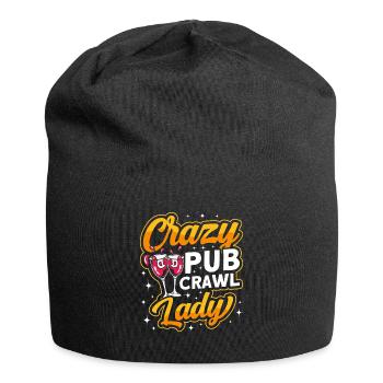 Crawled Pub Crawl Alcohol Drinking - Jersey-Beanie - Schwarz - Vorne
