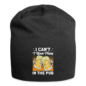 Crawled Pub Crawl Alcohol Drinking - Jersey-Beanie - Schwarz - Vorne