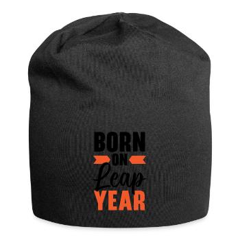 Happy Birthday Schaltjahr 29. Februar Schalttag - Jersey-Beanie - Schwarz - Vorne