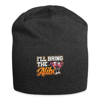 Crawled Pub Crawl Alcohol Drinking - Jersey-Beanie - Anthrazit - Vorne