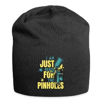 Just Here For Pinholes Car Spray Automotive Car - Jersey Beanie - black - Front