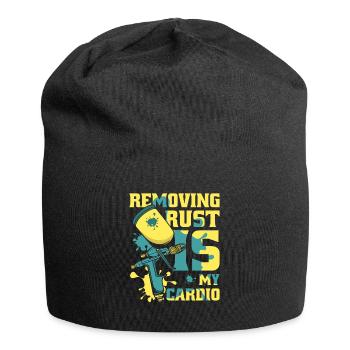 Removing Rust Is My Cardio Vehicle Car Spray Car - Jersey Beanie - black - Front