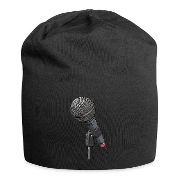 Poète Spoken Word Stand-up Comedian - Bonnet en jersey - noir - Devant
