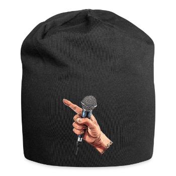 Poète Spoken Word Stand-up Comedian - Bonnet en jersey - noir - Devant