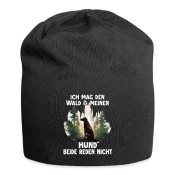 Proverbes canins Propriétaire de chien Cadeau - Bonnet en jersey - noir - Devant