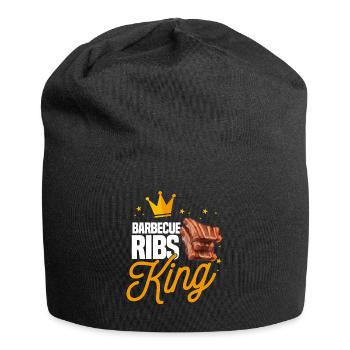 Barbecue Ribs King - Jersey Beanie - black - Front