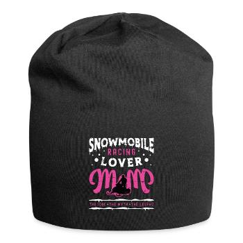 Snowmobile Racing Lover Mom The Idol Motorsport - Jersey-Beanie - Schwarz - Vorne