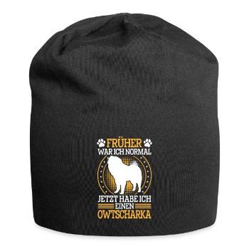 Ovcharka, formerly normal Caucasian Ovcharka - Jersey Beanie - black - Front
