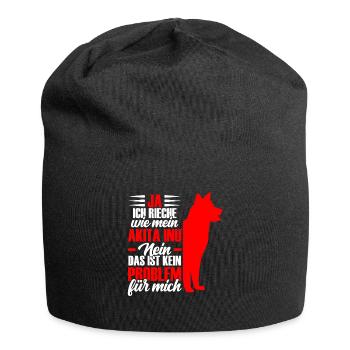 Akita Inu Japanese smell of Akita Inu - Jersey Beanie - black - Front