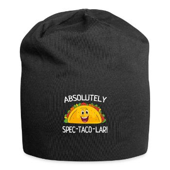 Spectacolar Pun Tacos For Taco Tuesday - Jersey Beanie - black - Front