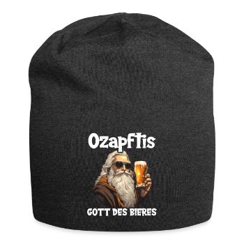 Biertrinker Bierliebhaber Sauf Trink Party Bier - Jersey-Beanie - Anthrazit - Vorne
