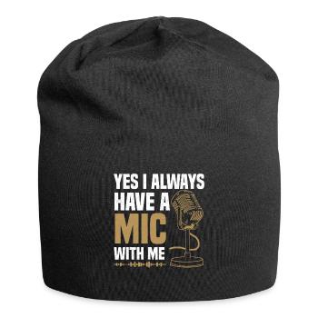 Podcaster Podcast - Jersey Beanie - black - Front