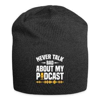 Podcaster Podcast - Jersey-Beanie - Anthrazit - Vorne