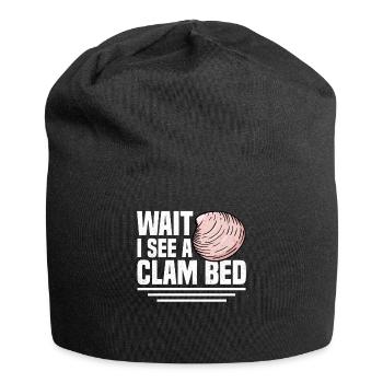 Mussels Seafood - Jersey Beanie - black - Front