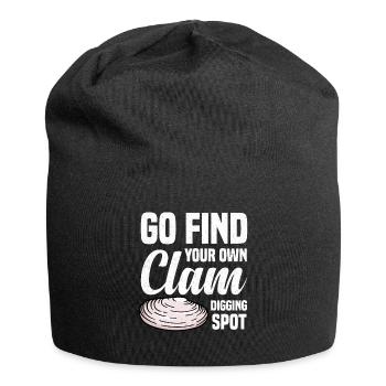 Mussels Seafood - Jersey Beanie - black - Front
