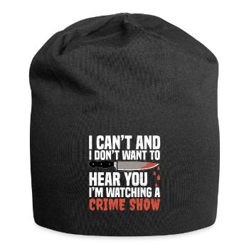 True Crime - Jersey-Beanie - Schwarz - Vorne