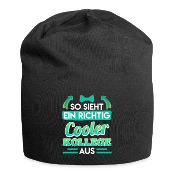 Office This is what a really cool colleague looks like - Jersey Beanie - black - Front
