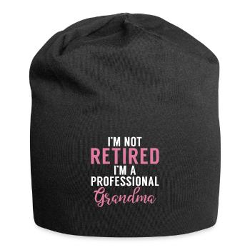 Retirement Gifts - Jersey-Beanie - Schwarz - Vorne