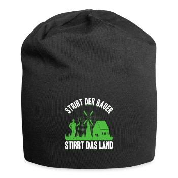 Le pouvoir paysan : si l’agriculteur meurt, la terre meurt - Bonnet en jersey - noir - Devant