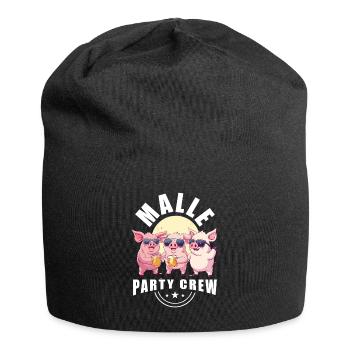 Malle Party Crew Lustig Bier Mallorca - Jersey-Beanie - Schwarz - Vorne