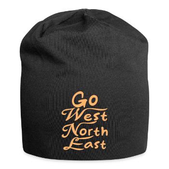 Ouest Nord-Est - Bonnet en jersey - noir - Devant