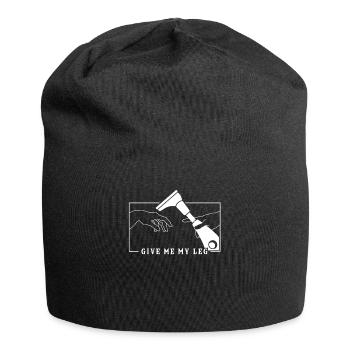Michelangelo Kreation von Adam Prothese Gliedmaßen Bein - Jersey-Beanie - Schwarz - Vorne