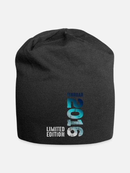 Limited Edition February 2016 Legendär Seit - Jersey-Beanie - Schwarz