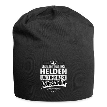Jede Zeit hat Ihre Helden ihr habt Constantin - Jersey-Beanie - Schwarz - Vorne