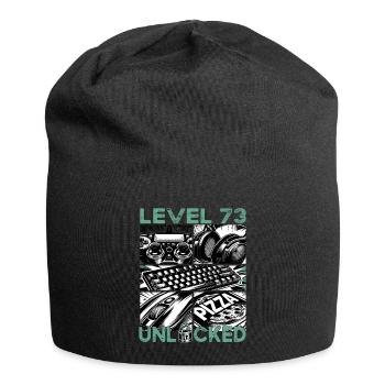 Birthday Level 73 Unlocked Gaming & Gamblers - Jersey Beanie - black - Front