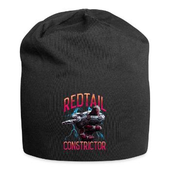 Red Tail Boa Gardien de reptiles streetwear moderne - Bonnet en jersey - noir - Devant