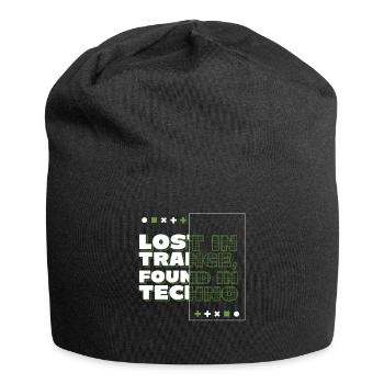 Lost In Trance EDM Festival Musik - Jersey-Beanie - Schwarz - Vorne