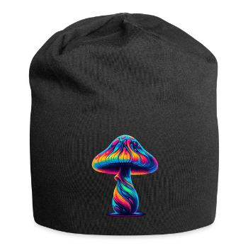 Champignon - Bonnet en jersey - noir - Devant