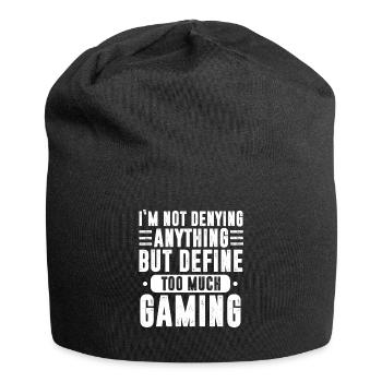 Jeux vidéo drôles Conception de jeux Adulte Gamer Jeux - Bonnet en jersey - noir - Devant