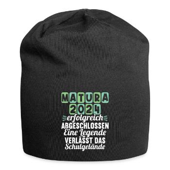 Matura Young Girls Women and Men Matura 2024 - Jersey Beanie - black - Front