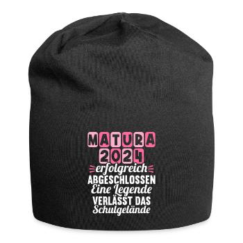 Matura Young Girls Women and Men Matura 2024 - Jersey Beanie - black - Front