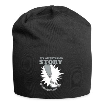 My Amputation Story Is Legendary User Leg - Jersey Beanie - black - Front