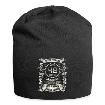 48 Hochzeitstag Seit 48 Jahren Diademhochzeit Ehe - Jersey-Beanie - Schwarz - Vorne
