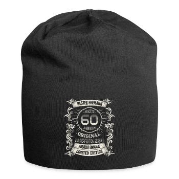Seit 60 Jahren Ehemann Diamantene Hochzeit Ehe - Jersey-Beanie - Schwarz - Vorne