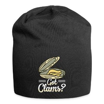 Mussels Seafood - Jersey Beanie - black - Front