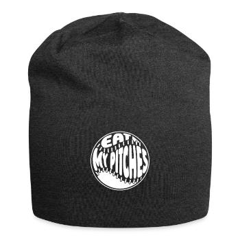Baseball Funny - Jersey Beanie - charcoal grey - Front