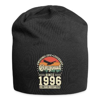 1996 Geburtstagsgeschenk 1996 Jahrgang 1996 Geschenk - Jersey-Beanie - Schwarz - Vorne