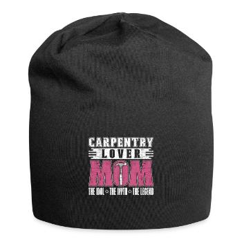 Carpentry Lover Mom The Idol The Woodworking Lover - Jersey Beanie - black - Front