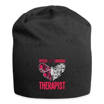 Orthophoniste, orthophoniste, orthophoniste - Bonnet en jersey - noir - Devant