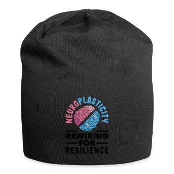 Unlock Your Brain's Potential Neuroplasticity - Jersey-Beanie - Schwarz - Vorne